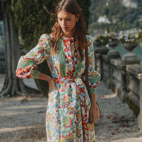 Cosy Borg Jacket-Glacier Blue Cows | Boden USA