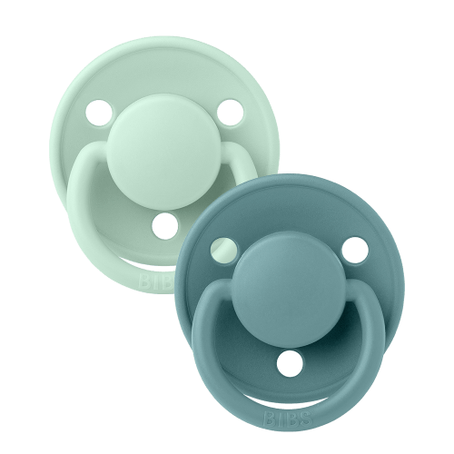 De Lux Pacifiers 2 Pack - Nordic Mint/Island Sea