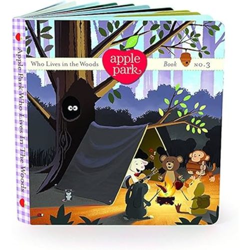 Apple Park Organic Board Book #3 - Who Lives In The Woods