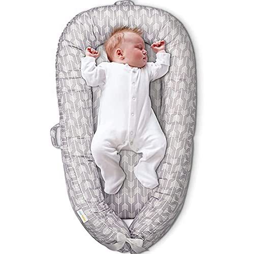 CosyNation Baby Lounger, Baby Nest for Nest Sharing, Soft and Breathable, Partner for Crib & Bassinet, Perfect for Traveling and Napping, Newborn Shower Gift (Arrow)