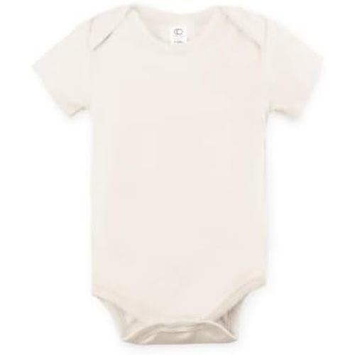 Colored Organics Unisex Baby Organic Cotton Short Sleeve Bodysuit