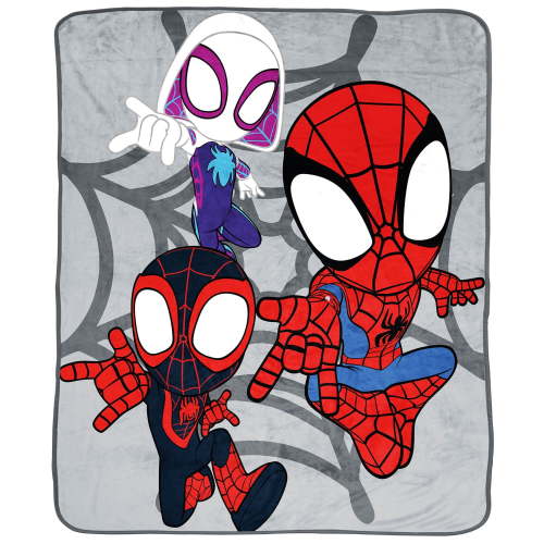 Marvel Spidey & His Amazing Friends Vroom Silk Touch Throw "50 x 60"