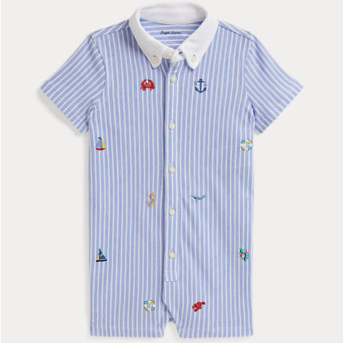 Harbor Island Cotton Oxford Shortall