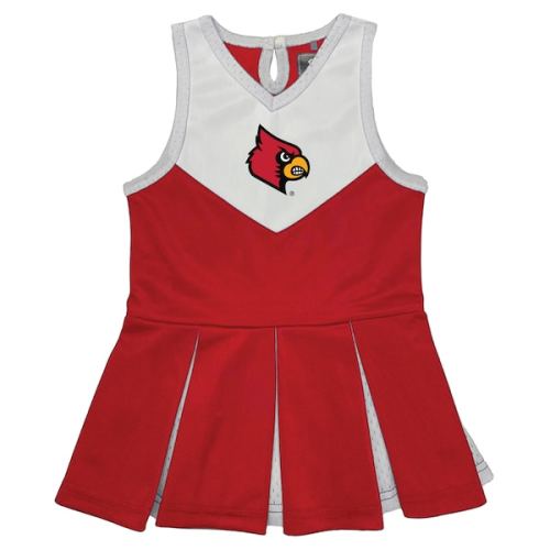 Girls Toddler Garb Red Louisville Cardinals Cheerleader Dress