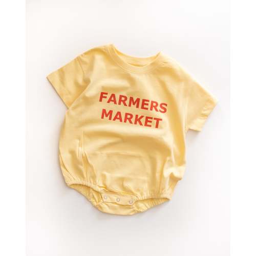 farmers market romper – Pigeon said please
