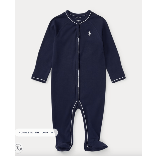 Cotton Jersey Footed Coverall | One-Pieces Baby | Ralph Lauren