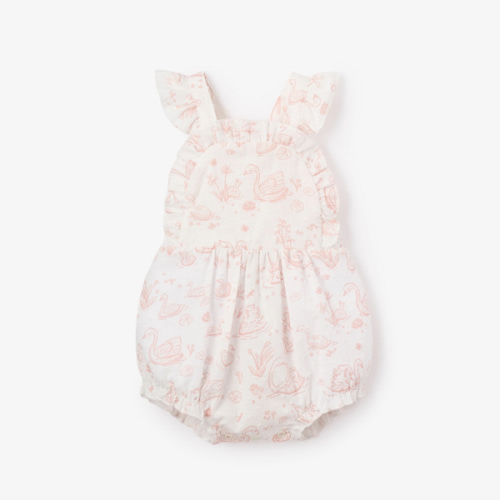 Swan Toile Swiss Dot Sunsuit