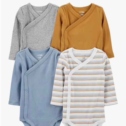 Simple Joys by Carter's unisex-baby 4-pack Side Snap Bodysuit