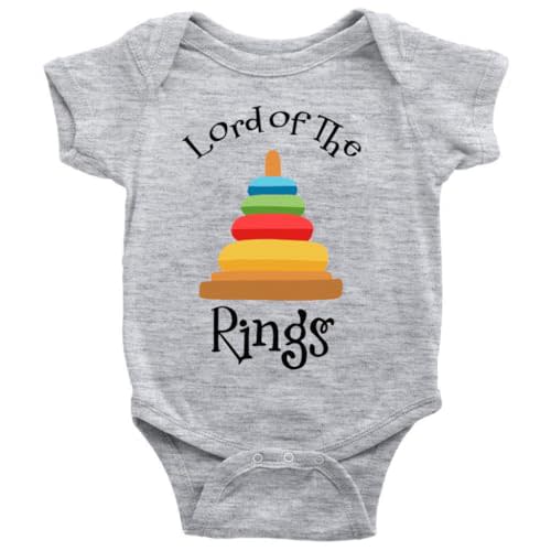 Lord of The Rings Funny Baby Clothes Infant Newborn Organic Bodysuit Romper