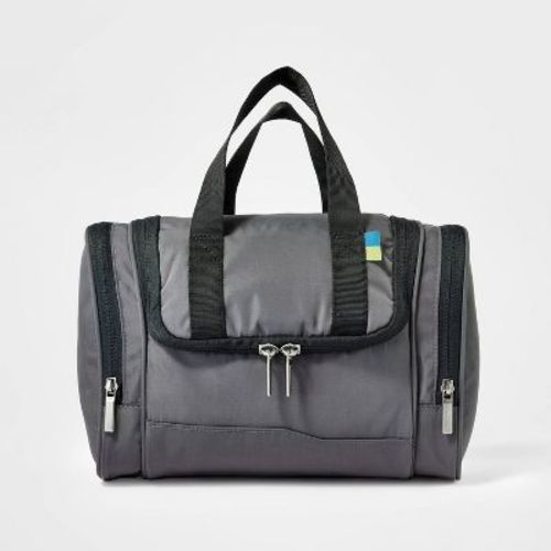 Large Hanging Toiletry Bag Gray - Open Story™