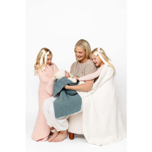 Chenille Blanket - Sage - Small & Large