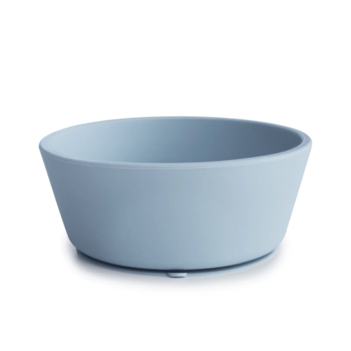 Mushie Baby Silicone Suction Bowl- Powder Blue