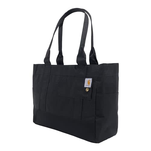 Carhartt Horizontal Zip Tote, Durable Water-Resistant Tote Bag with Zipper Closure