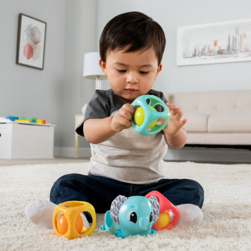 Lamaze Stack, Rattle & Roll Blocks Set