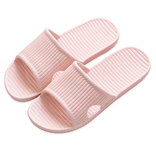 VIDSID Shower Slippers for Women Men, Quick Drying Lightweight Non Slip Open-toe EVA Travel-friendly Breathable Shoes Slide Slippers for Bathroom,House Slipper,Outdoor