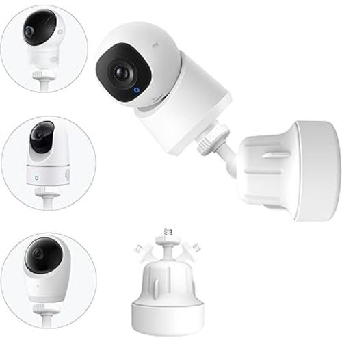 Adjustable Baby Monitor Wall Mount Stand Holder Compactible for eufy Security E30 / E220 / C220 /E21/ E110 / C2110 / T8417/ T8354/ T8300 /Baby Camera Flexible Clip clamp Mount Stand