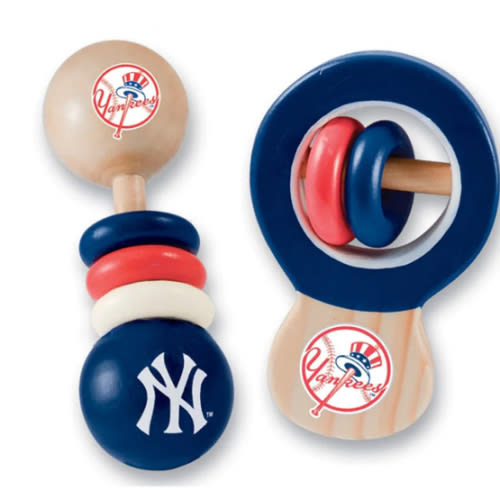 New York Yankees - Baby Rattles 2-Pack