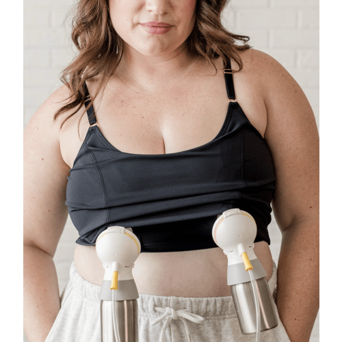 [SOLID BACK] Amelia Pumping & Nursing Crop Cami