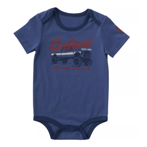 Carhartt Infant Boy Short Sleeve Truck Bodysuit, 12M,Blue Horizon at Tractor Supply Co