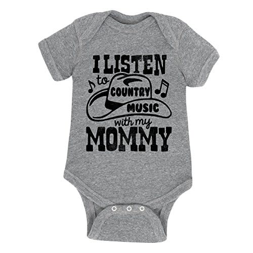 Instant Message - Country Music Mommy - Infant Baby One Piece