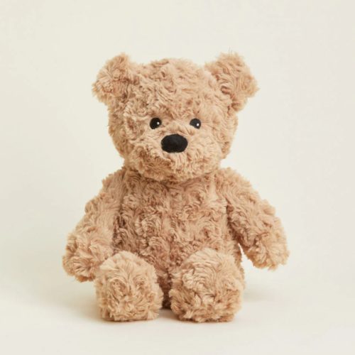 Brown Curly Bear Warmies | Microwavable Brown Curly Bear Warmies Stuffed Animal | Warmies USA