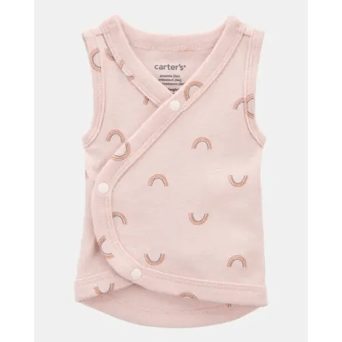 Baby Girl Preemie Rainbow Cotton Tank - Pink | Carter's