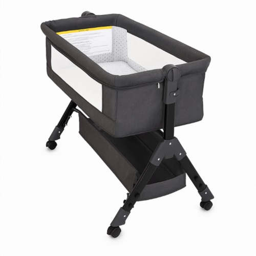 3-in-1 Baby Bassinet with Adjustable Height, Bedside Sleeper and Rocking Cradle
