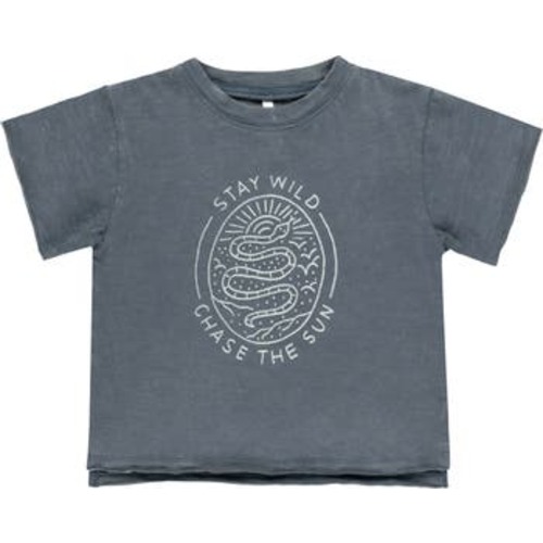 Kids' Raw Edge Cotton Graphic T-Shirt