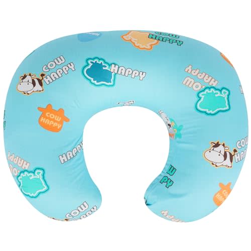 Nursing Pillow & Breastfeeding Pillow – Ergonomic C-Shape for Breastfeeding & Bottle Feeding, Standard Size Breathable with Washable Cover, Hypoallergenic,Tummy Time & Sitting Support ( 0-12Months)
