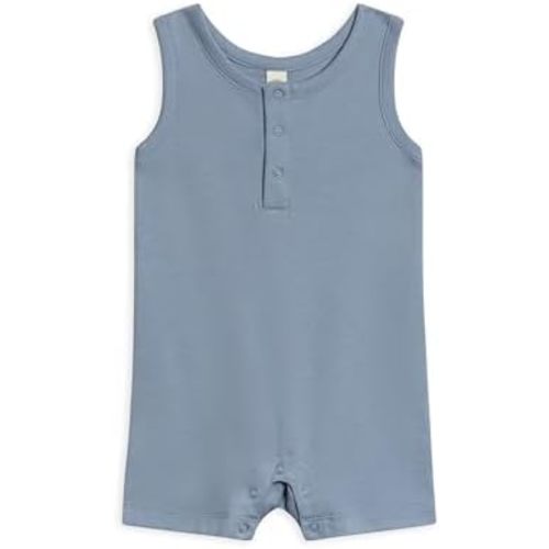 Colored Organics Organic Cotton Baby and Toddler Summer Romper Sleeveless One Piece