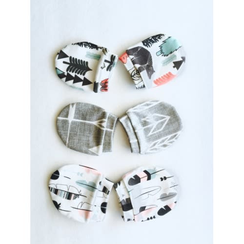 baby mittens organic baby glovescotton mitten No by Kutikati