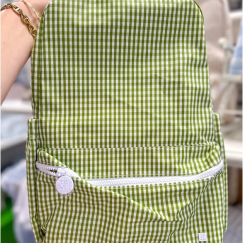 TRVL Moss Gingham Backpacker