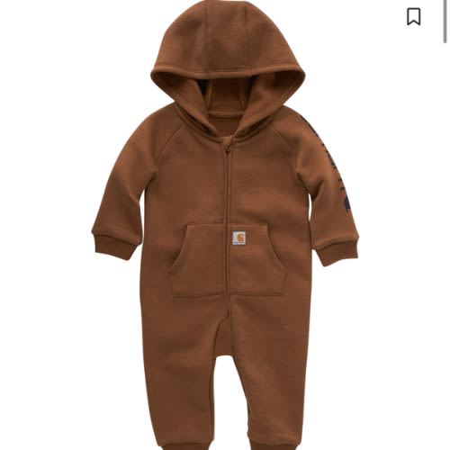 Carhartt Infant Boys' Fleece Zip Front Long Sleeve Coverall