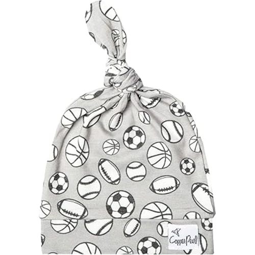 Copper Pearl, Baby Beanie Hat Top Knot Stretchy Soft Disney