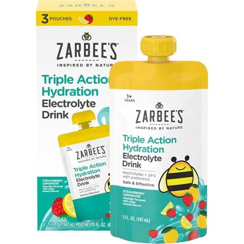 Zarbee's Kids Triple Action Hydration Drink, Value Pack, 3 x 5 fl oz