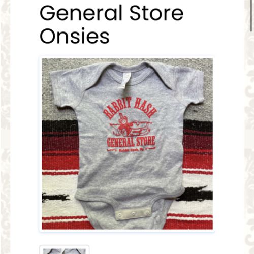 Rabbit Hash General Store Onsies