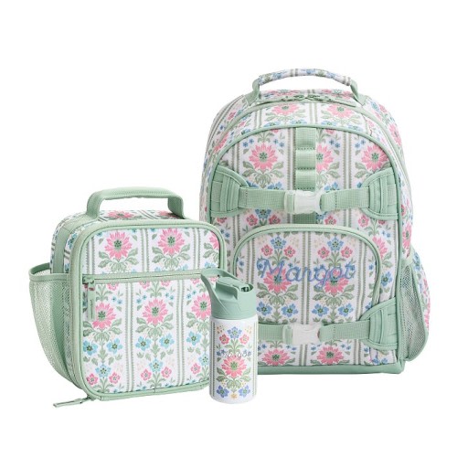Hill House Home Floral Stripe Mackenzie Backpack Bundle, Set of 3