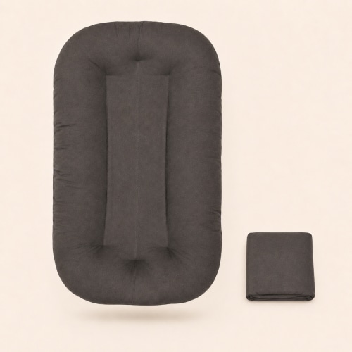 WobbleBug Soft Newborn Lounger – slate