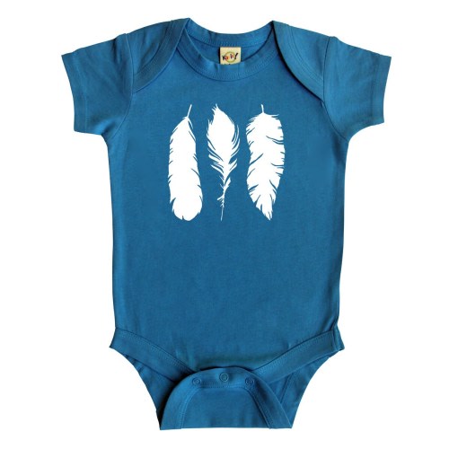 Feathers Baby Bodysuit