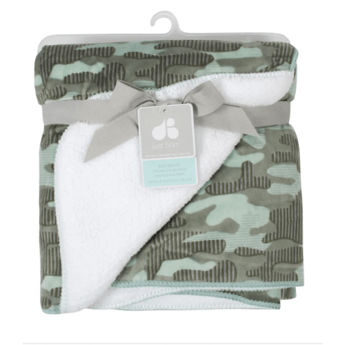 Baby Boys Camo Plush Blanket