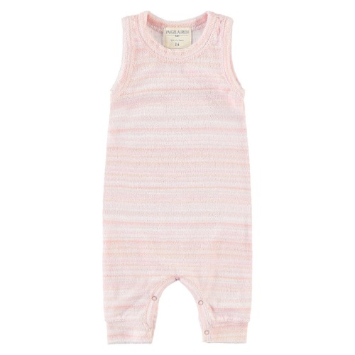 French Terry Sleeveless Romper, 0-3M- Only 1 left