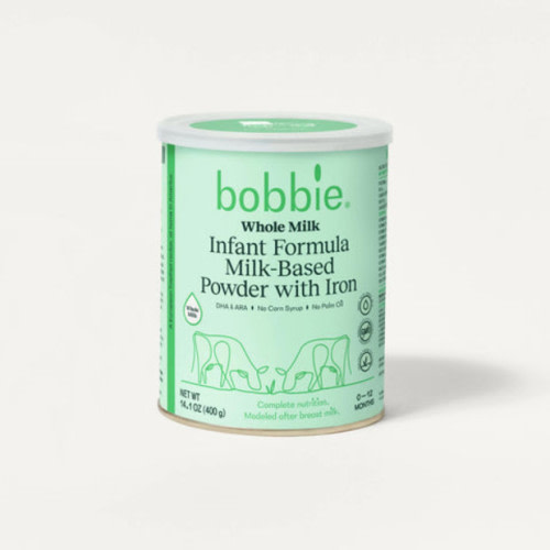 Bobbie Grass-fed Whole Milk Infant Formula
