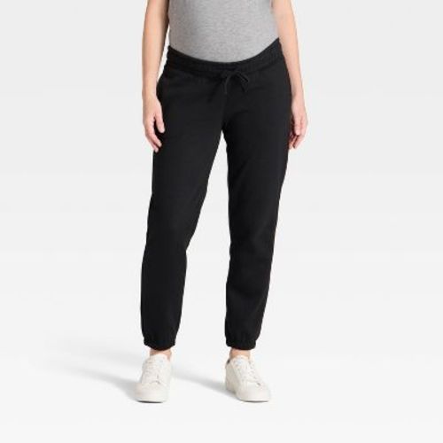 Leisure Tapered Leg Maternity Joggers - Isabel Maternity by Ingrid & Isabel™ Black