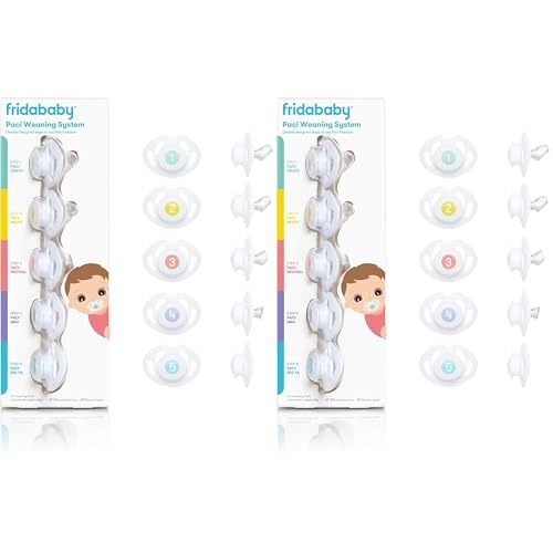 Frida Baby Silicone Paci Weaning System, BPA Free, Latex Free (Pack of 2)