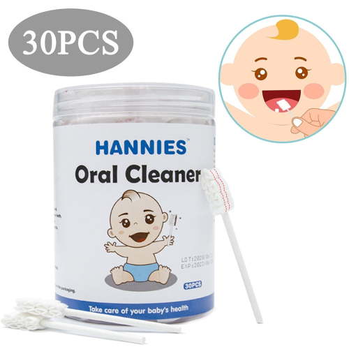 MesaSe [30-Pack] Baby Tongue Cleaner, Upgrade Gum Cleaner with Paper Handle for Babies and Infants Ages 0-2 Years