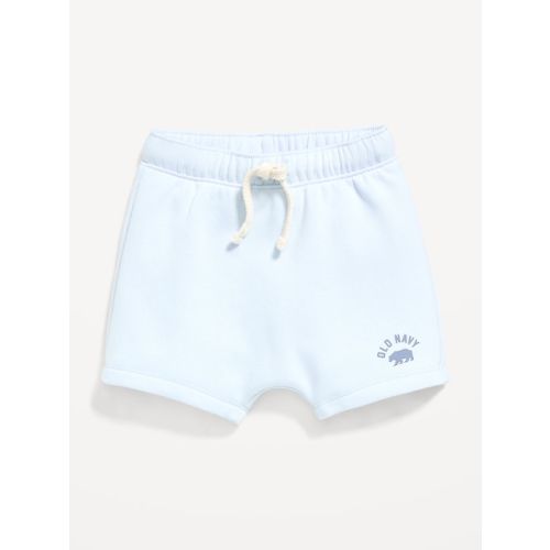 Printed Logo-Graphic Fleece Shorts for Baby
