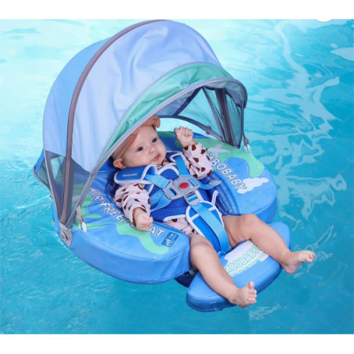 Mambobaby Float with Canopy and Tail Earth Blue