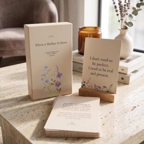 Postpartum Affirmation Cards: Gift for New Moms