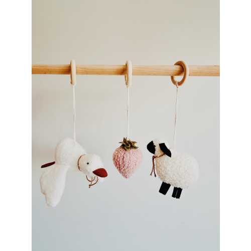 Baby play gym toys , Rustic theme nursery decor