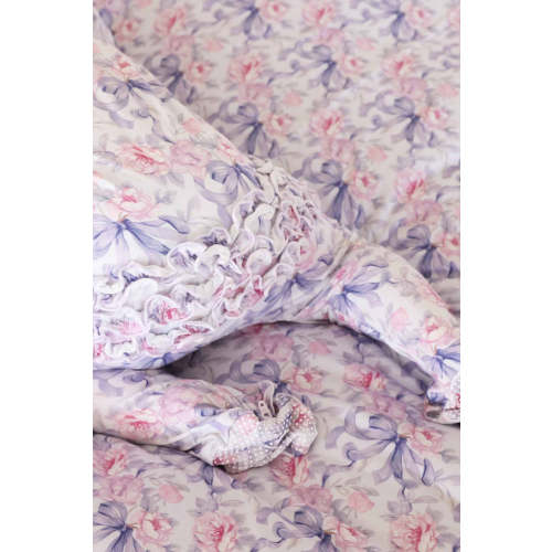 Leighton's Lavender Ruffle Zipper Footie | Caden Lane